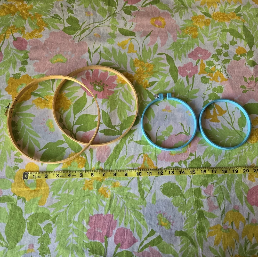 Embroidery Hoops Lot Of 2